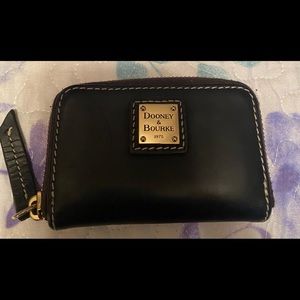 Dooney & Bourke zippered credit card case.